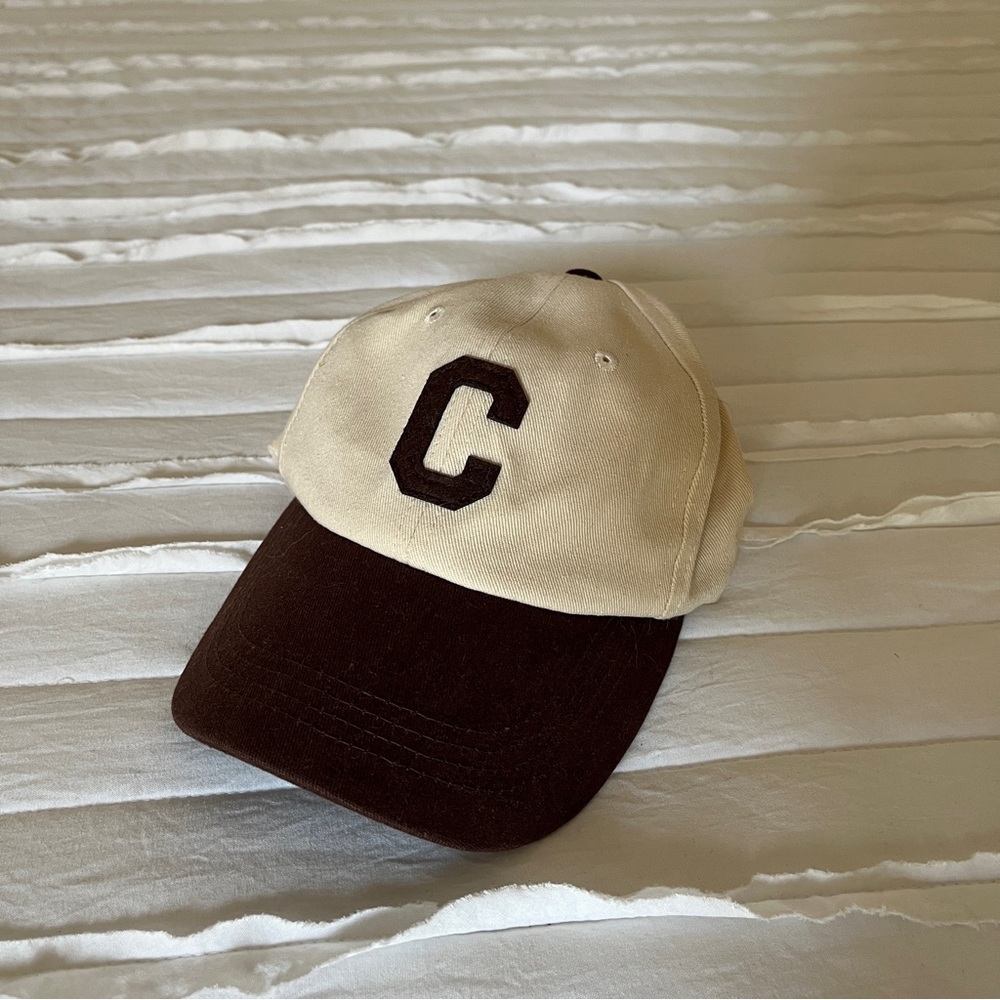 Brown/cream dad hat